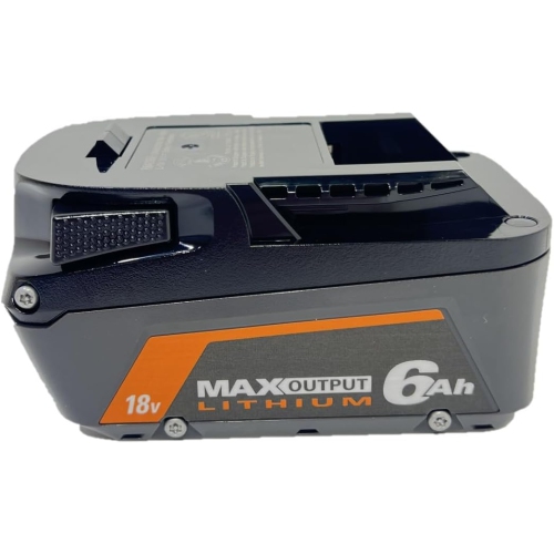 RIDGID 18V 6Ah MAX Output Lithium-Ion Battery, Black