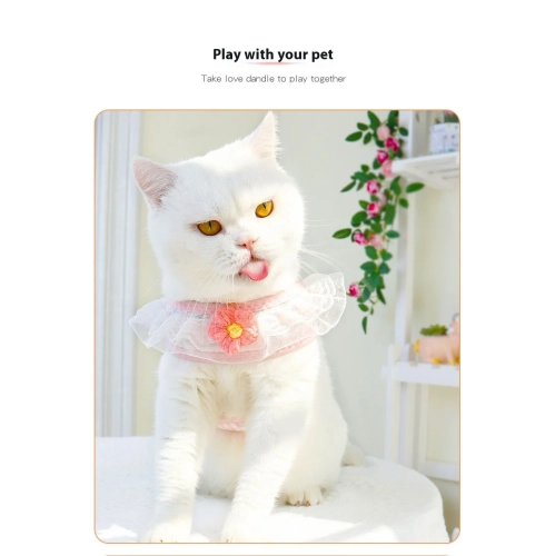 Cat and dog leash for walking small dogs, popular pet chest harness for small dogs -pink S (recommended 3-7 catties) for cats and dogs