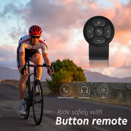 Phone Controller Button Bluetooth 5.3 Smart Remote Control for Iphone and Android Device for Car Bike Motorbike Steering Wheel