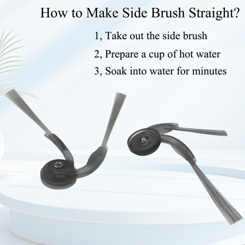 Ensemble d'accessoires pour aspirateur Roborock T1 S5/T1-S5+, comprend 1 brosse principale, 4 brosses latérales, 4 filtres