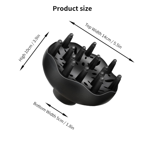 Diffuser Attachment for Hair Dryer,Blow Dryer Nozzle Hair Diffuser for Curly Hair And Natural Wavy Hair,Suitable for Hair Dryers 4.3-5.3cm