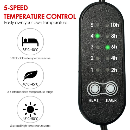 Heated Throw Pillow Lumbar Support Cushion, Back Pain Relief Soothing Cramp Body Warm Hug for Winter