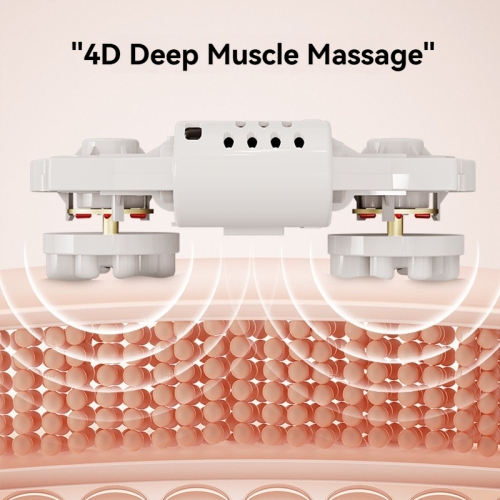 Portable Foot and Leg Massager with Heat - 4D Deep Kneading, Dual Frequency Heat, 3 Speed Levels, PU Leather - for Foot, Calf, Ankle Pain