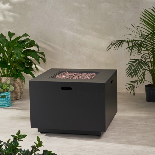 Table à foyer en fer – 50&nbsp;000&nbsp;BTU, propane, aucun assemblage