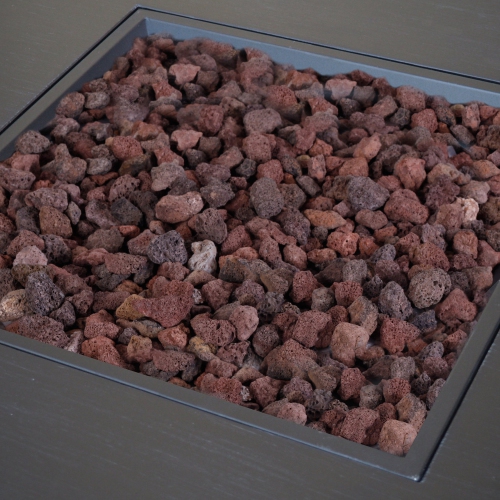 Table à foyer en fer – 50&nbsp;000&nbsp;BTU, propane, aucun assemblage