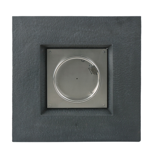 Square Fire Pit Table - Tank Space & Cover - No Assembly