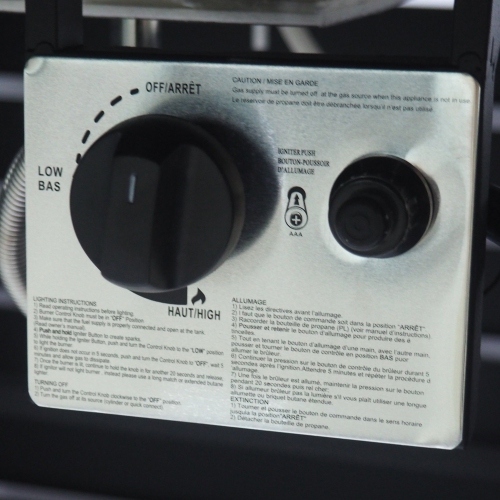 SQUARE IRON FIRE PIT - 50000BTU