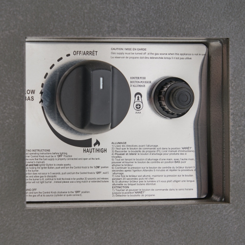 Modern Iron Fire Pit - 50,000 BTU - No Assembly