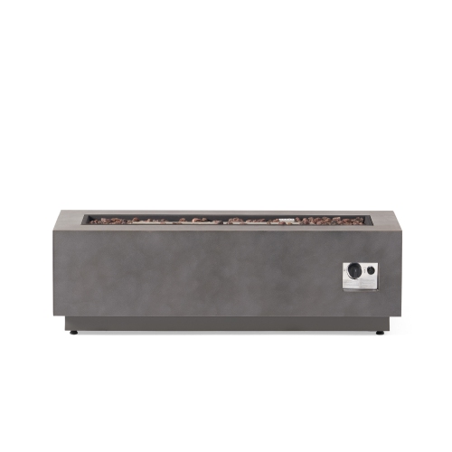 Modern Iron Fire Pit - 50,000 BTU - No Assembly