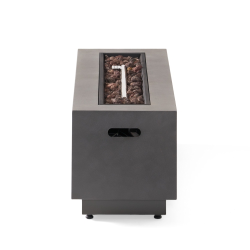 Modern Iron Fire Pit - 50,000 BTU - No Assembly