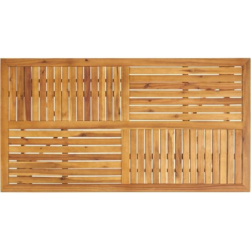 Outdoor Dining Table 59" Rectangular Wood Table