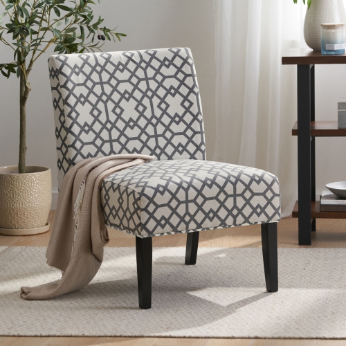 Contemporary Upholstered Accent Chair with Tapered Legs
