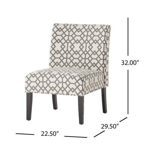 Contemporary Upholstered Accent Chair with Tapered Legs