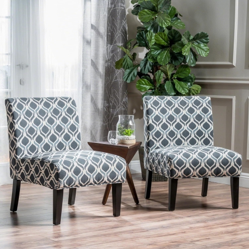 Contemporary Upholstered Accent Chair with Tapered Legs