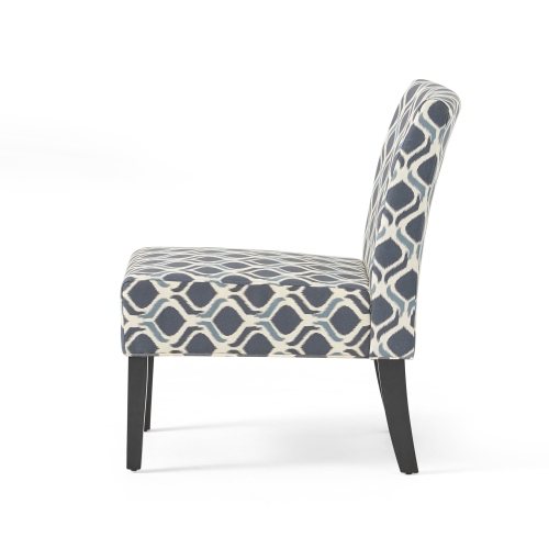 Contemporary Upholstered Accent Chair with Tapered Legs