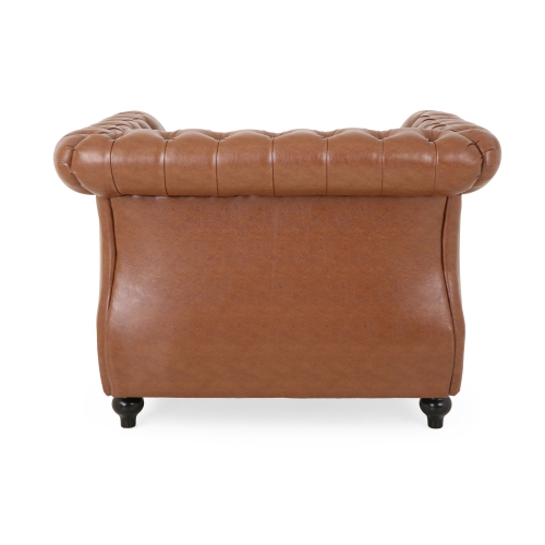 Comfy Arm Chair with Tufted Back , Modern for Living Room, Bedroom and Study
