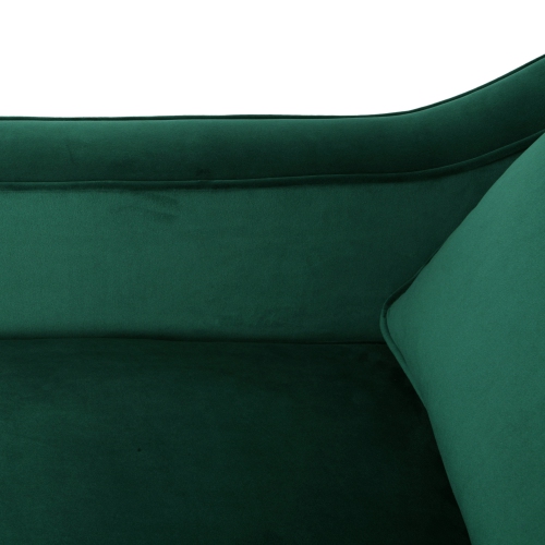 Velvet Club Chair, Green