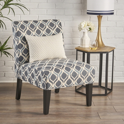 Contemporary Upholstered Accent Chair with Tapered Legs