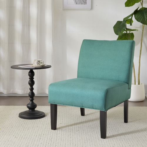 Contemporary Upholstered Accent Chair with Tapered Legs