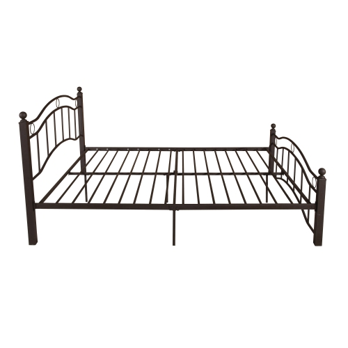 Copper King Metal Bed Frame - Storage, No Box Spring, Durable
