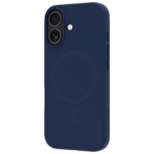 Étui souple ajusté Greenland Pro de Dbramante1928 avec MagSafe pour iPhone 17 - Bleu marine