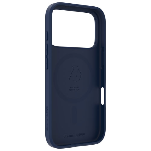 dbramante1928 Greenland Pro Fitted Soft Shell Case with MagSafe for iPhone 17 Pro - Navy