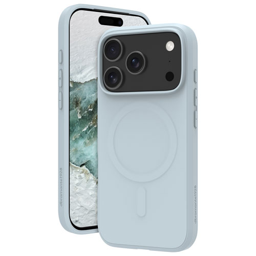 Étui souple ajusté Greenland Pro de Dbramante1928 avec MagSafe pour iPhone 17 Pro - Bleu glace