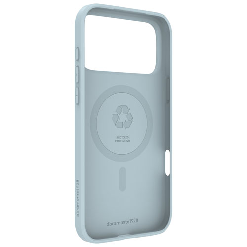 Étui souple ajusté Greenland Pro de Dbramante1928 avec MagSafe pour iPhone 17 Pro Max - Bleu glace