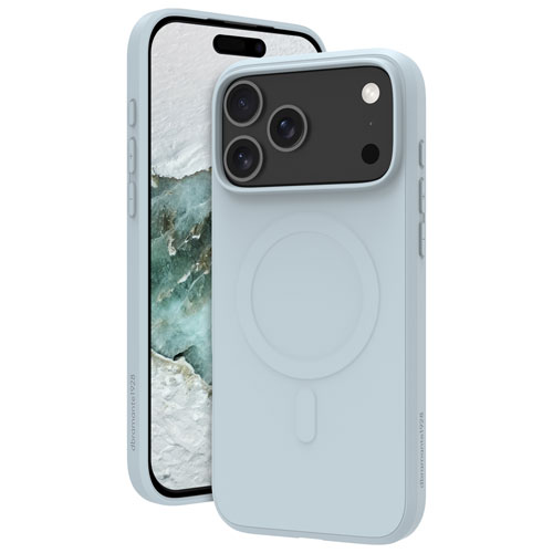 Étui souple ajusté Greenland Pro de Dbramante1928 avec MagSafe pour iPhone 17 Pro Max - Bleu glace