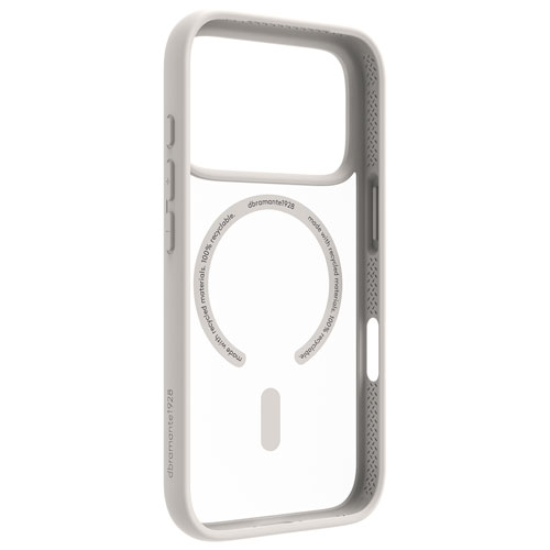 Étui rigide ajusté Grenen de Dbramante1928 avec MagSafe pour iPhone 17 Pro - Blanc