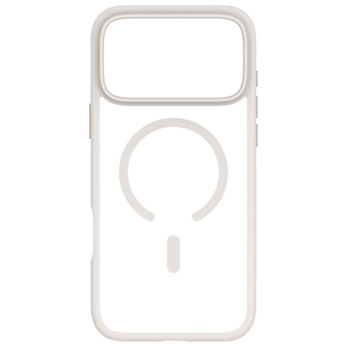 Étui rigide ajusté Grenen de Dbramante1928 avec MagSafe pour iPhone 17 Pro Max - Blanc