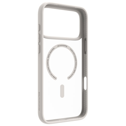 Étui rigide ajusté Grenen de Dbramante1928 avec MagSafe pour iPhone 17 Pro Max - Blanc