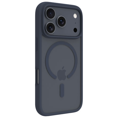 Étui rigide ajusté Grenen de Dbramante1928 avec MagSafe pour iPhone 17 Pro - Bleu marine