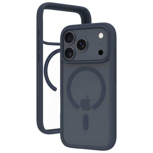 Étui rigide ajusté Grenen de Dbramante1928 avec MagSafe pour iPhone 17 Pro - Bleu marine