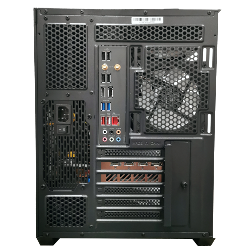 FunHei Tech Gaming PC, AMD Ryzen 7 9800X3D 8-Core Processor, RTX 5090, 32GB DDR5 RAM, 1TB SSD, WiFi & Bluetooth, Win11 Pro, Black