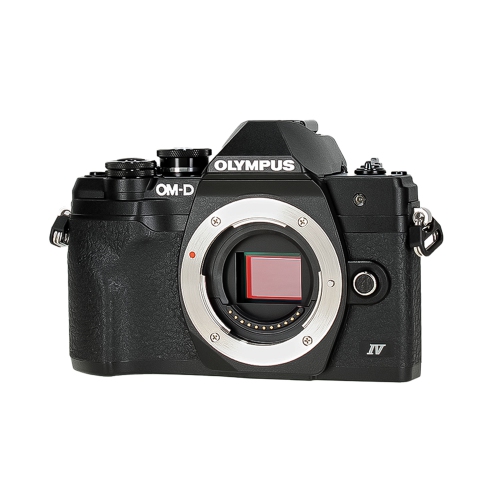 Olympus OM-D E-M10 Mark IV Mirrorless Digital Camera with 14-42mm and 40-150 mm Lens + 3PC MC PRO FILTER KIT UV/CPL/F 37MM + 64GB SF-M Tough Series