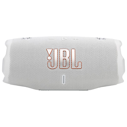 JBL Charge 6 Waterproof Bluetooth Wireless Speaker - White