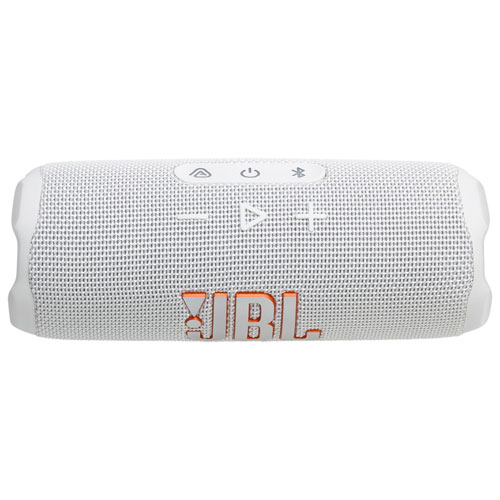 JBL Flip 7 Waterproof Bluetooth Wireless Speaker - White