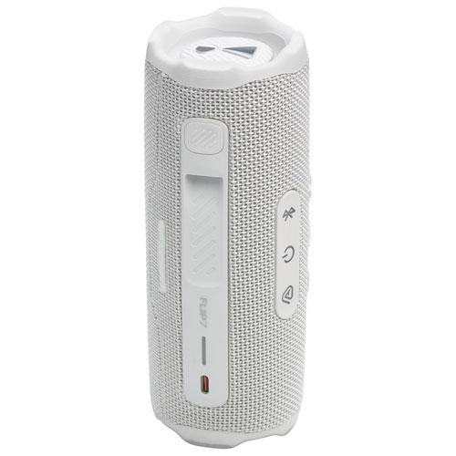 JBL Flip 7 Waterproof Bluetooth Wireless Speaker - White