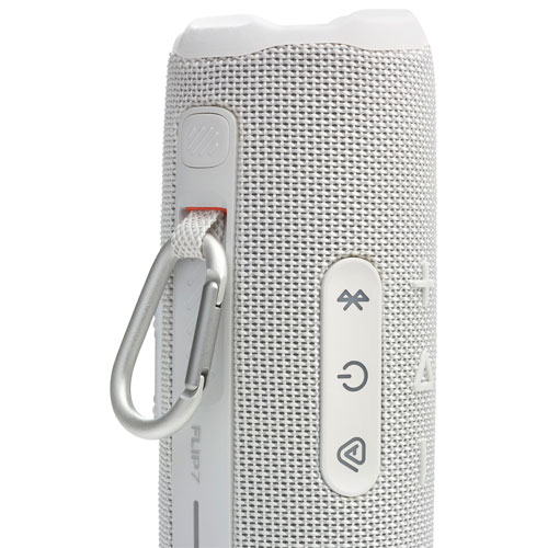 JBL Flip 7 Waterproof Bluetooth Wireless Speaker - White