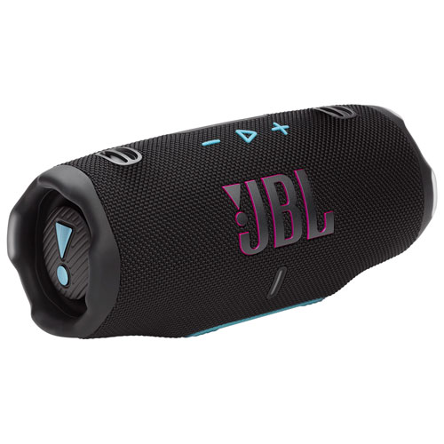 JBL Charge 6 Waterproof Bluetooth Wireless Speaker - Funky Black