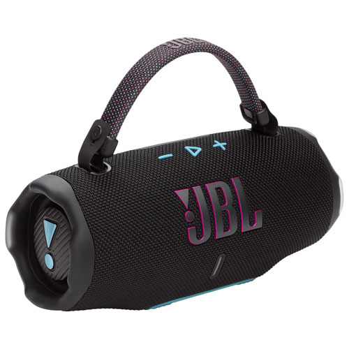 JBL Charge 6 Waterproof Bluetooth Wireless Speaker - Funky Black