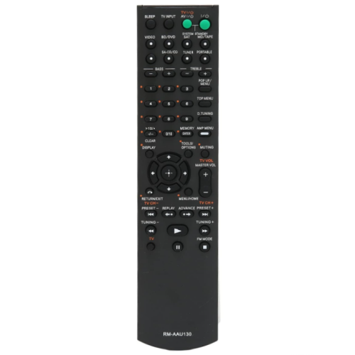Refurbished Sony AV System Remote Control for Stereo Receiver STR-DH130, RM-AAU130