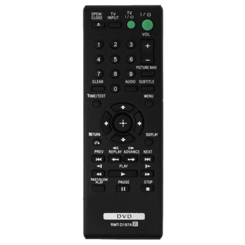 Refurbished Sony DVP-SR510H DVD Player Remote Control RMT-D197A