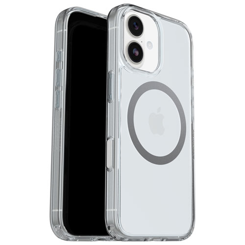 Étui rigide ajusté Symmetry+ d'OtterBox avec MagSafe pour iPhone 17 - Transparent