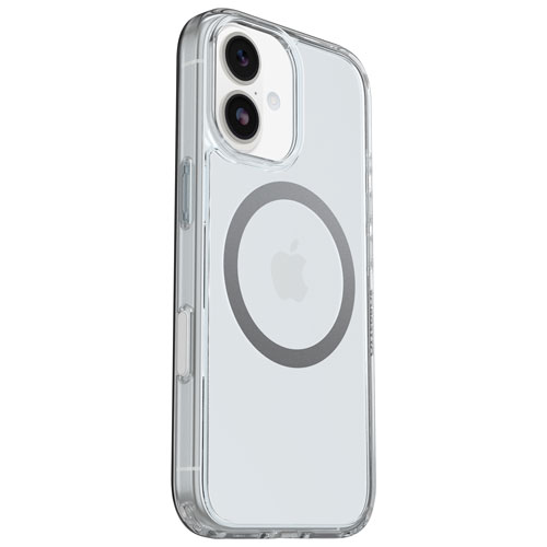 Étui rigide ajusté Symmetry+ d'OtterBox avec MagSafe pour iPhone 17 - Transparent