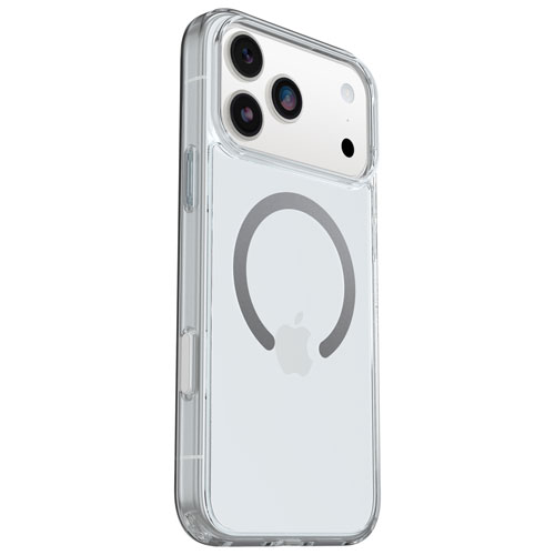 Étui rigide ajusté Symmetry d'OtterBox avec MagSafe pour iPhone 17 Pro Max - Transparent