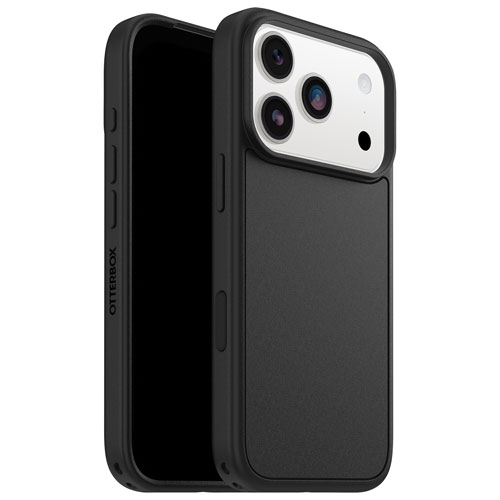 Étui rigide ajusté Symmetry+ d'OtterBox avec MagSafe pour iPhone 17 Pro - Noir
