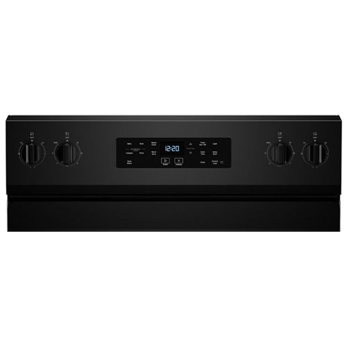 Cuisinière électrique autonome à 5 éléments 5,3 pi³ 30 po de Whirlpool - Noir