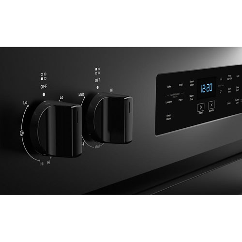 Cuisinière électrique autonome à 5 éléments 5,3 pi³ 30 po de Whirlpool - Noir